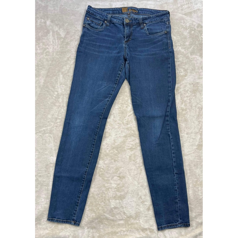 KUT from the Kloth Womens Skinny Jeans Blue Denim Size 8 Medium Wash Stretch